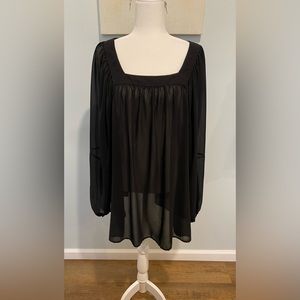 Simply Be sheer blouse.